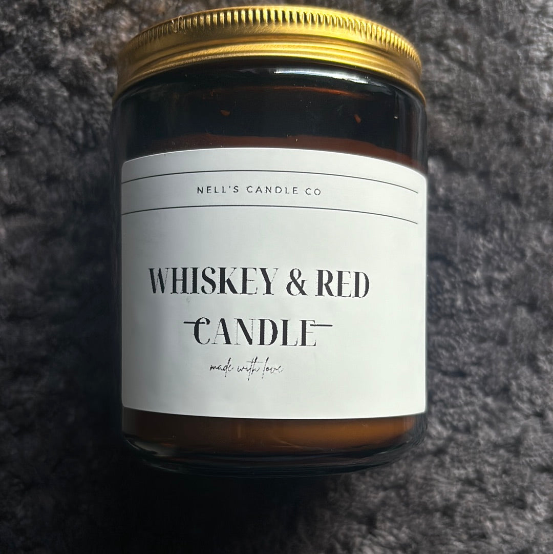 Whiskey & Red 240ml Candle