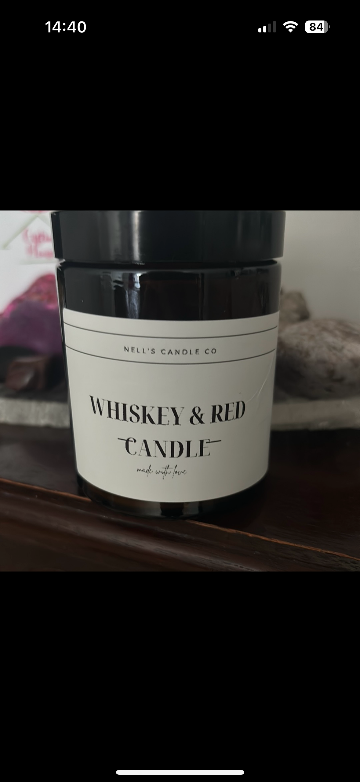 Whiskey and Red 150ml candle